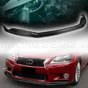 CARBON FIBER FRONT BUMPER LIP SPOILER SPLITTER FIT 13-15 LEXUS GS350 GS450 BASE