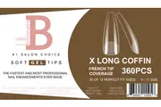 Billionaire Soft Gel Tips Box Nail False Fake Extra Long Coffin - 360pcs