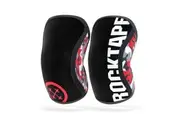RockTape XL 7mm Assassins Knee Sleeves Compression Squats Dead Lifts Support Red