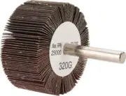 Tru-Maxx Alum Oxide Coated Mounted Flap Wheel 2" x 1" Extra Fine Qty 10 87661328