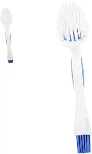 FRCOLOR Ergonomic Washing Machine Brush Dual Head Cleaner for Cleans Hard to Reach Areas Lightweight and Wear Resistant Design for Stubborn Stain