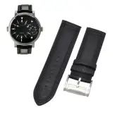 FS4244 24mm Black Leather Watch Strap For Fossil