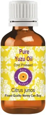 Deve Herbes Pure Yuzu Oil (Citrus junos) Natural Therapeutic Grade Cold Press...