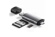 USB & USB-C Memory Card Reader for SD & TF (MicroSD) Cards - OTG Macbook Iphone