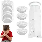 Barf Bags - Sickness Bags Vomit Bag,Car Vomit Bags, Convenient Lightweight Emesis Bag, Nausea Bags for Travel, Car Sick, Adults, Kids