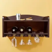 Wine Rack Hanging Glass Holder Shelf