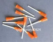 NEW 100pcs 1" 15Gauge PP Blunt flexible dispensing needles syringe needle tips