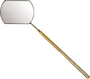 Abbraccia Extra Large Lash Mirror Rectangle Stainless Steel Eyelash Mirror Eyelash Extension Mirror Makeup Mirror for Eyelash Extension Supplies - Golden