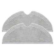 2pcs Full Cover Design Mop For Mijia 1c 1t F9 D9 Robot Vacuum-mop Dry Wet Mop Cloth Parts Water Tan