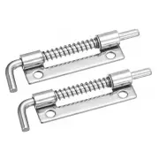 Spring Loaded Latch Pin, 2Pcs 3.35" - Stainless Steel Right-Handed with Hole