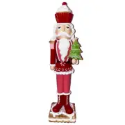 Christmas Pink Red NUTCRACKER Colonel Cupcake 18" Cookie Icing Tree Decor NEW