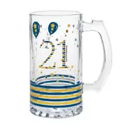 Gibson Gifts Rush 21st Birthday Tankard R Beer Mug Drinking Cup w/ Handle
