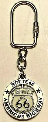 ROUTE 66 Key Chain Fob Charm keychain