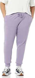 [Amazon Essentials] Women's Fleece Jogger Sweatpant (Available in Plus Size), Grape, Medium