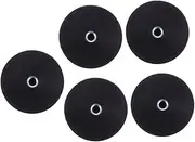 OSOLADY 5Pcs Rubber Coated Magnetic LED Light Mount for Car Roof Powerful Base Easy Installation Multi Purpose Use for Work Lights and Equipment
