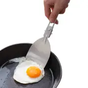 Stainless Steel Folding Spatula Food Turner Outdoor Camping Cooking