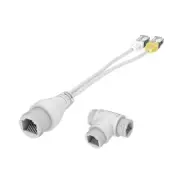 POE Splitter 1-To-2 Saving Cable Three-way RJ45 Connector For Camera