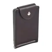Ultra-thin Slim Men Leather Money Clip Wallets ID Credit Card Holder Coin6232