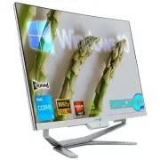 All IN One I3 24 " Curved Windows 10 RAM 8 GB SSD 120 PC Fixed Editing Gaming_