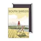 South Shields (by Dave Thompson) steel fridge magnet