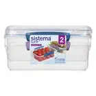 Klip It 2L Plastic Food Storage Containers - Set of 2, Fast Shipping Available