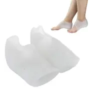 Height Increase Insoles Unisex Invisible Silicone Insoles Socks for Men Women-3cm