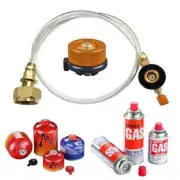 Outdoor Camping Gas Stove Propane Refill Adapter LPG Flat Cylinder Burner Gas