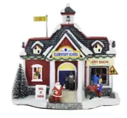 NEW St Nicholas Square Village ~ Elementary School ~ Illuminated 2022