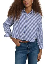 Alex Mill Jo Cropped Striped Shirt