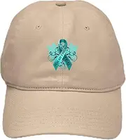 [CafePress] I Wear Teal for My Friend Cap Adjustable Baseball Cap