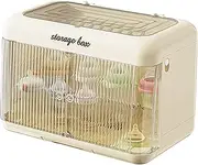 Baby Bottle Storage Organizer - Dryer Rack for Baby | Dustproof Transparent Bottle Rack | Large Kids Milk Bottle Container, Baby Bottle Storage, Baby Bottle Storage Box for Countertop Home