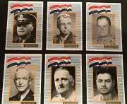 General Stilwell, Hap Arnold, Curtis Lemay, & more General WWII Collector Cards