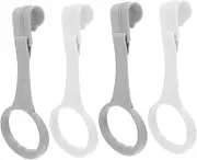 UTHCLO Infant Toys 4pcs Portable Bed Hand Rings Toddler Hand Pull Ring Boys and Girls Tools
