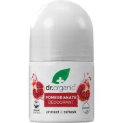 Dr Organic Roll-On Deodorant Organic Pomegranate | 50ml / Organic Pomegranate