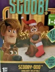 Scooby Doo Puppy Scoob Inflatable Airblown Gemmy Holiday Time 4.5 ft Christmas
