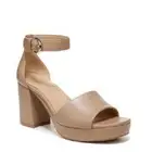 Naturalizer Women's Pearlyn Buckle Ankle Strap Heel, Blush Antique Calf Size 9M