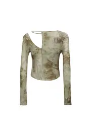 [Andersson Bell] Willow Cut-Out Jersey Top