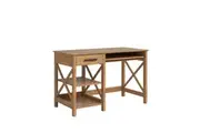 Maestro Furniture Hyland Home Office Working Computer Writing Study Desk 120cm Rustic Brown