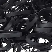 #64 Thick Rubber Bands Heavy Duty - Wide Black Tactical Rubber Bands, Heat Cold UV Resistant Large Strong Elastic Band for Hunting Outdoor
