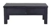 MD Belrose Solid Timber Live Edge Coffee Table with 2 Drawers