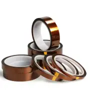 5 X BGA High Temperature Heat Tapes Resistant Polyimide Kapton Tape Gold Crafts