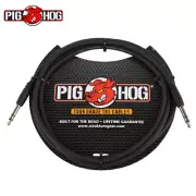 Pig Hog PTRS06 8mm 6 FT 1/4" TRS Balanced Stereo to 1/4" TRS Cable Plug