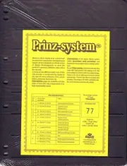 10 Prinz System 7 strip double sided Pages stock sheet