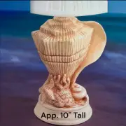 Ceramic Bisque Ready To Paint Gare Conch Shell Lamp