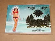 2015 Benchwarmer DESSIE MITCHESON #23 Holiday Gold Foil Variant/24 Playboy MAXIM