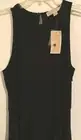 Ladies Michael Kors, Black, Size Small, Sleevless Fan Hem, Dress