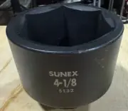 Sunex 1” Drive 4-1/8" Standard Impact Socket 6pt SAE 5132 NEW
