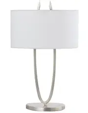 [Lexi Lighting] Denise Table Lamp Satin Chrome