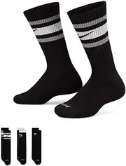 [Nike] Kids Everyday Plus Socks (Little Kids/Big Kids/Adult) Multicolor LG (US Men's Shoe 8-12, Women's Shoe 10-13)