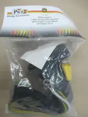 PICO 6593PT 7-WAY RV BLADE SOCKET WITH 4-WAY FLAT MALE EXTENDS TO 4'